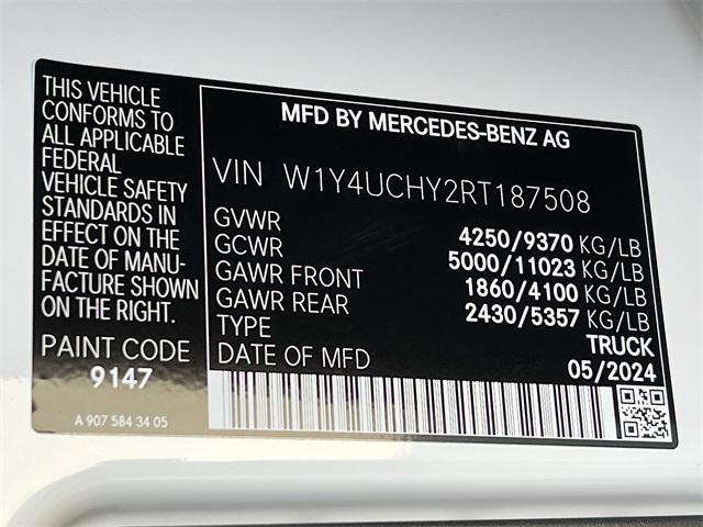 new 2024 Mercedes-Benz Sprinter 2500 car, priced at $81,461