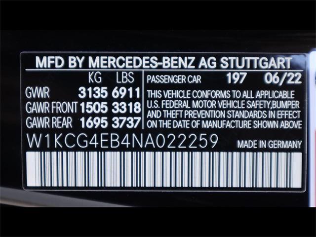 used 2022 Mercedes-Benz EQS 580 car, priced at $87,388