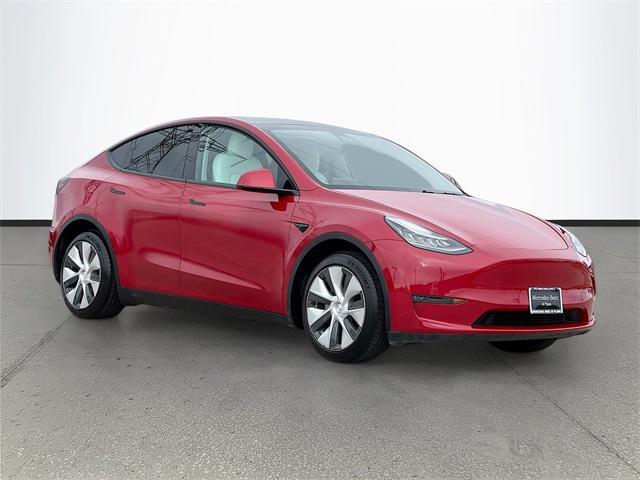 used 2021 Tesla Model Y car, priced at $27,500