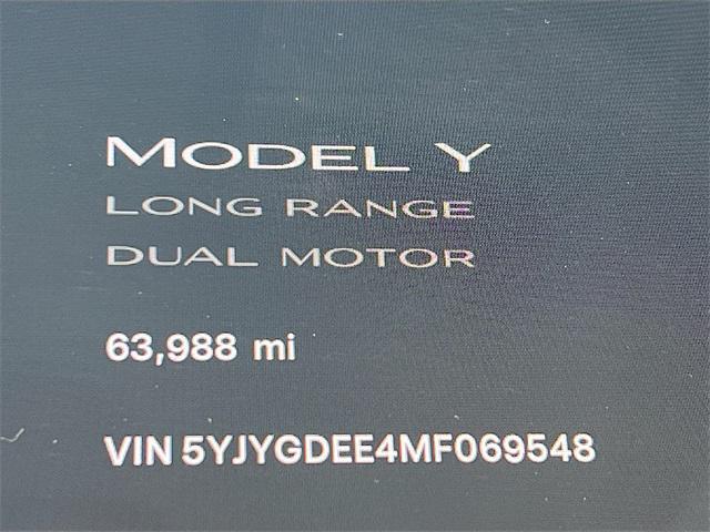 used 2021 Tesla Model Y car, priced at $27,500