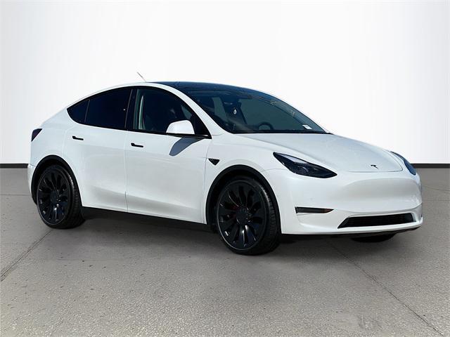 used 2022 Tesla Model Y car, priced at $28,400