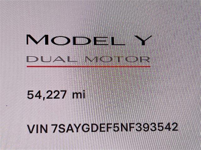 used 2022 Tesla Model Y car, priced at $28,400