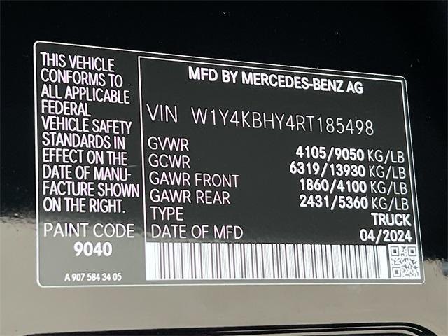 new 2024 Mercedes-Benz Sprinter 2500 car, priced at $60,579