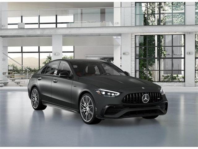 new 2025 Mercedes-Benz AMG C 43 car, priced at $80,145