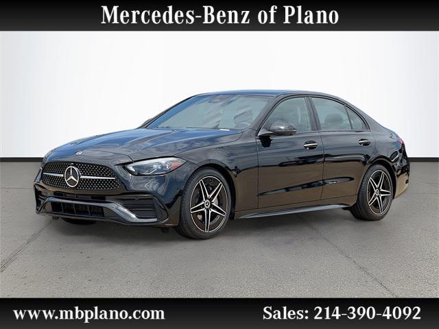 used 2022 Mercedes-Benz C-Class car, priced at $37,750