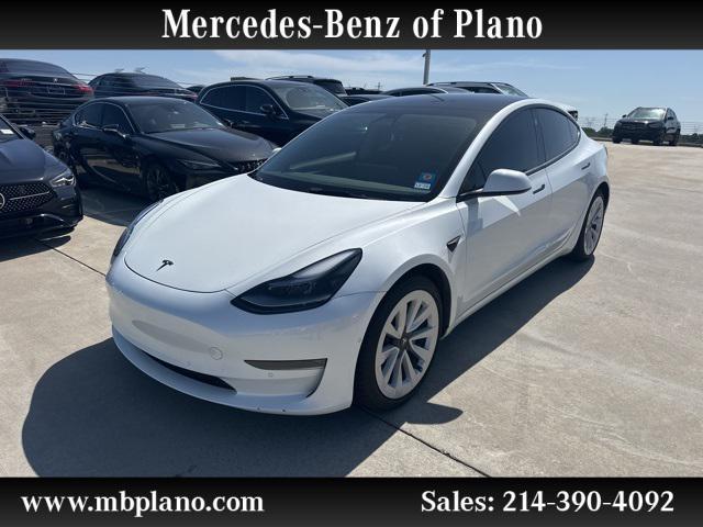 used 2022 Tesla Model 3 car, priced at $26,200