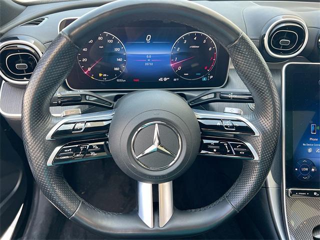 used 2023 Mercedes-Benz C-Class car, priced at $37,750