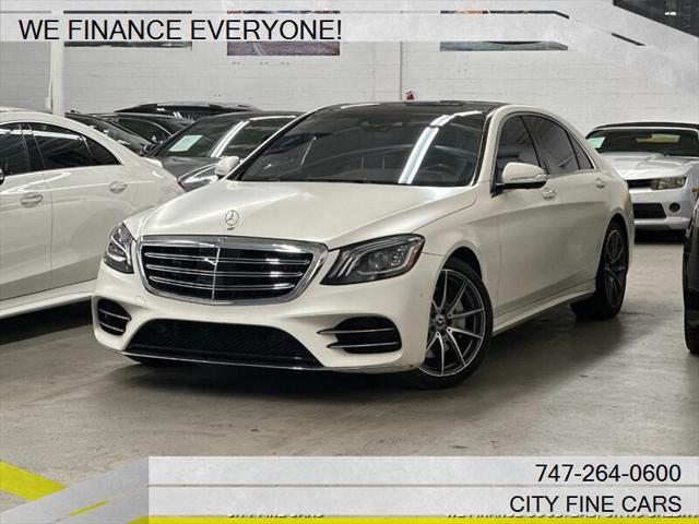 used 2020 Mercedes-Benz S-Class car, priced at $39,988