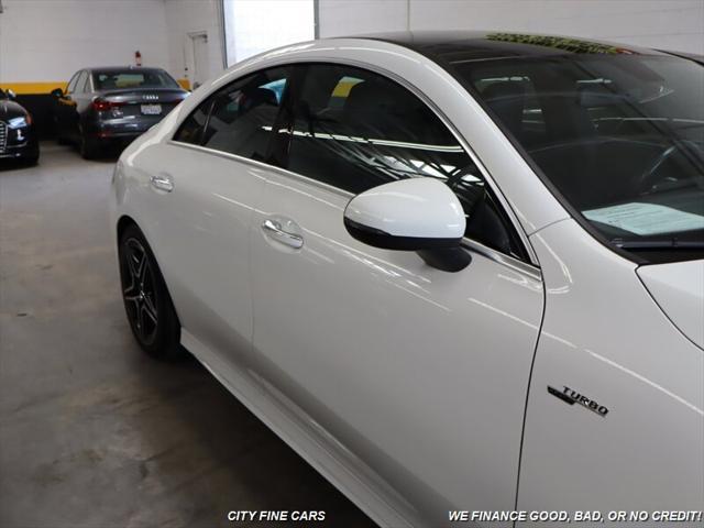 used 2021 Mercedes-Benz AMG CLA 35 car, priced at $31,988