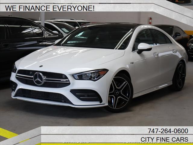 used 2021 Mercedes-Benz AMG CLA 35 car, priced at $32,800