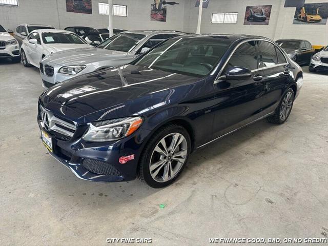 used 2018 Mercedes-Benz C-Class car, priced at $17,988