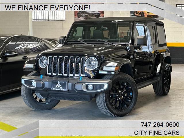 used 2022 Jeep Wrangler Unlimited 4xe car, priced at $31,888