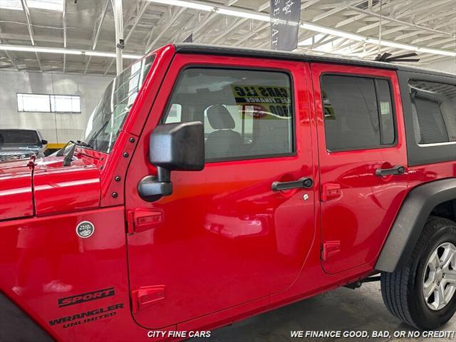 used 2014 Jeep Wrangler Unlimited car, priced at $16,888