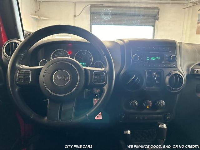 used 2014 Jeep Wrangler Unlimited car, priced at $16,888