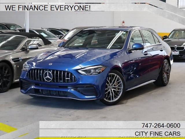 used 2023 Mercedes-Benz AMG C 43 car, priced at $39,988