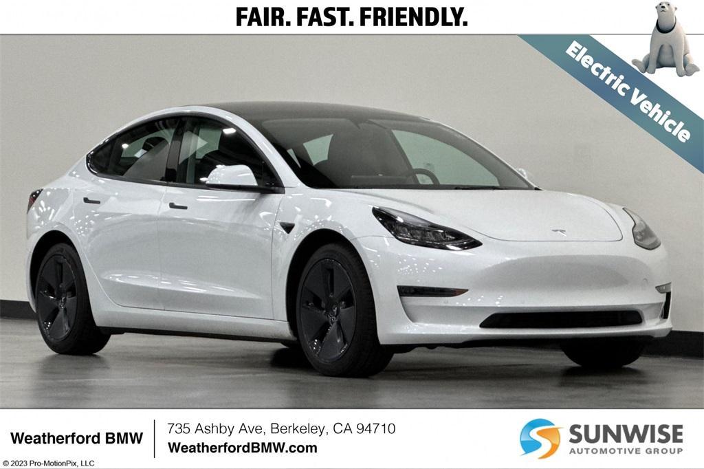 used 2022 Tesla Model 3 car, priced at $30,500