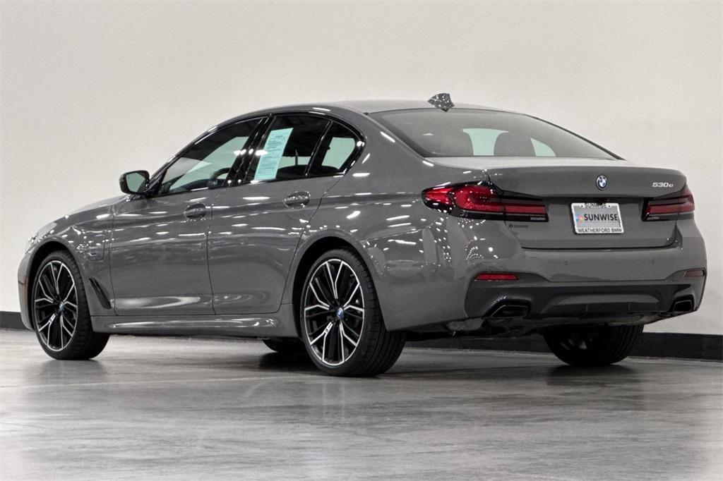 used 2022 BMW 530e car, priced at $40,000