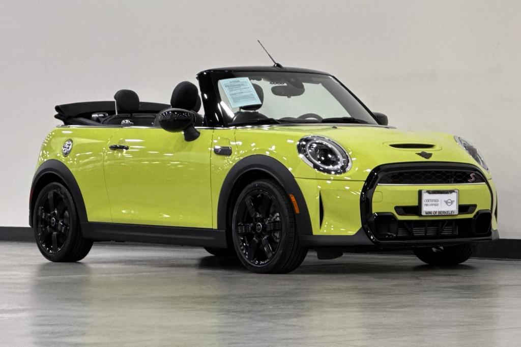 used 2022 MINI Convertible car, priced at $27,500