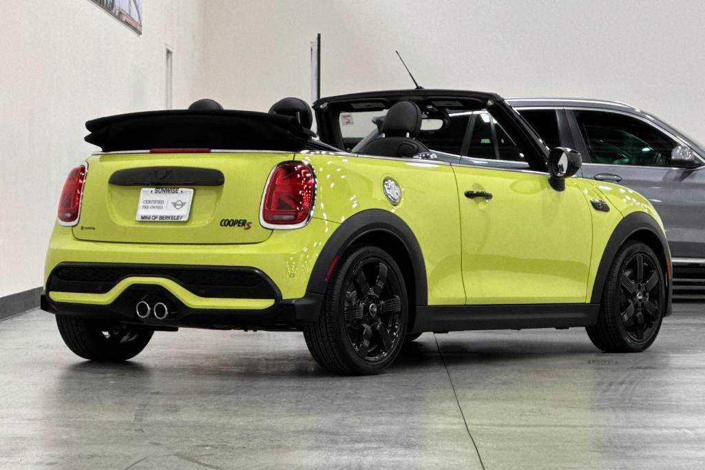 used 2022 MINI Convertible car, priced at $27,500