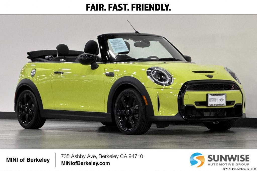 used 2022 MINI Convertible car, priced at $27,500