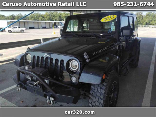 used 2015 Jeep Wrangler Unlimited car, priced at $18,941