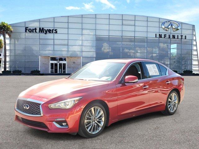 used 2021 INFINITI Q50 car, priced at $27,780