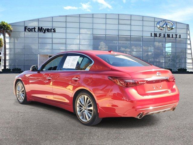 used 2021 INFINITI Q50 car, priced at $27,780