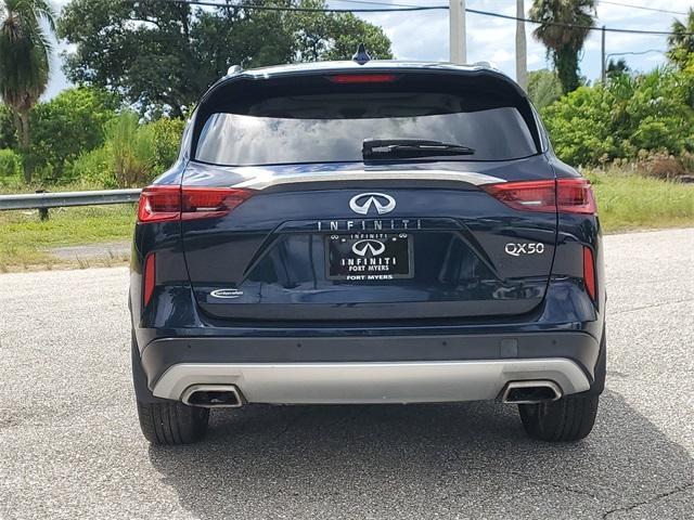used 2021 INFINITI QX50 car, priced at $27,281
