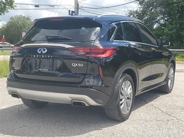 used 2023 INFINITI QX50 car, priced at $28,750