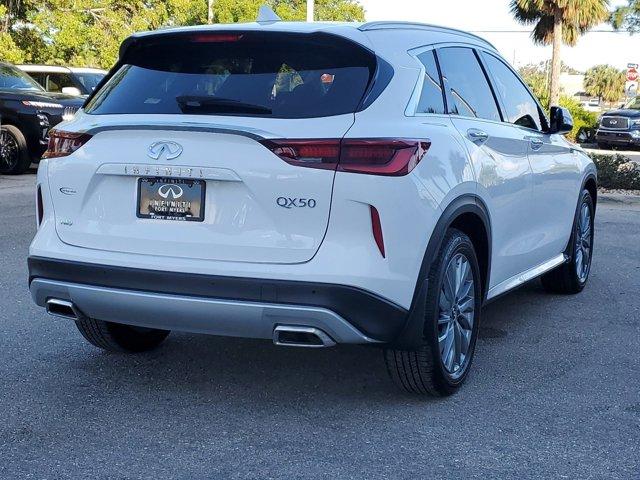 new 2025 INFINITI QX50 car, priced at $46,454