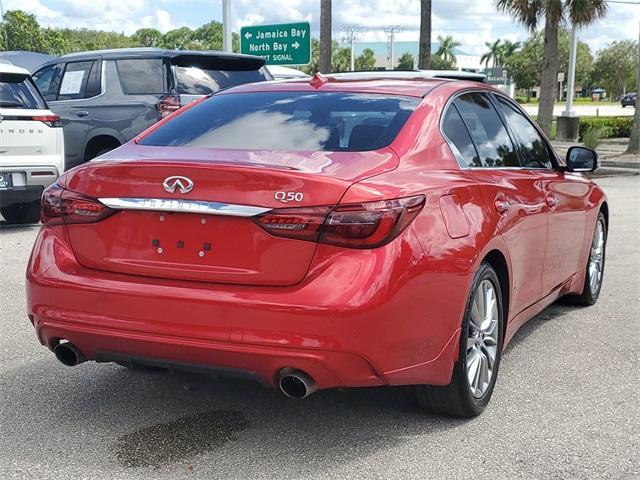 used 2022 INFINITI Q50 car, priced at $30,750