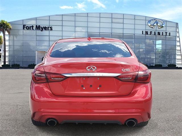 used 2022 INFINITI Q50 car, priced at $30,750