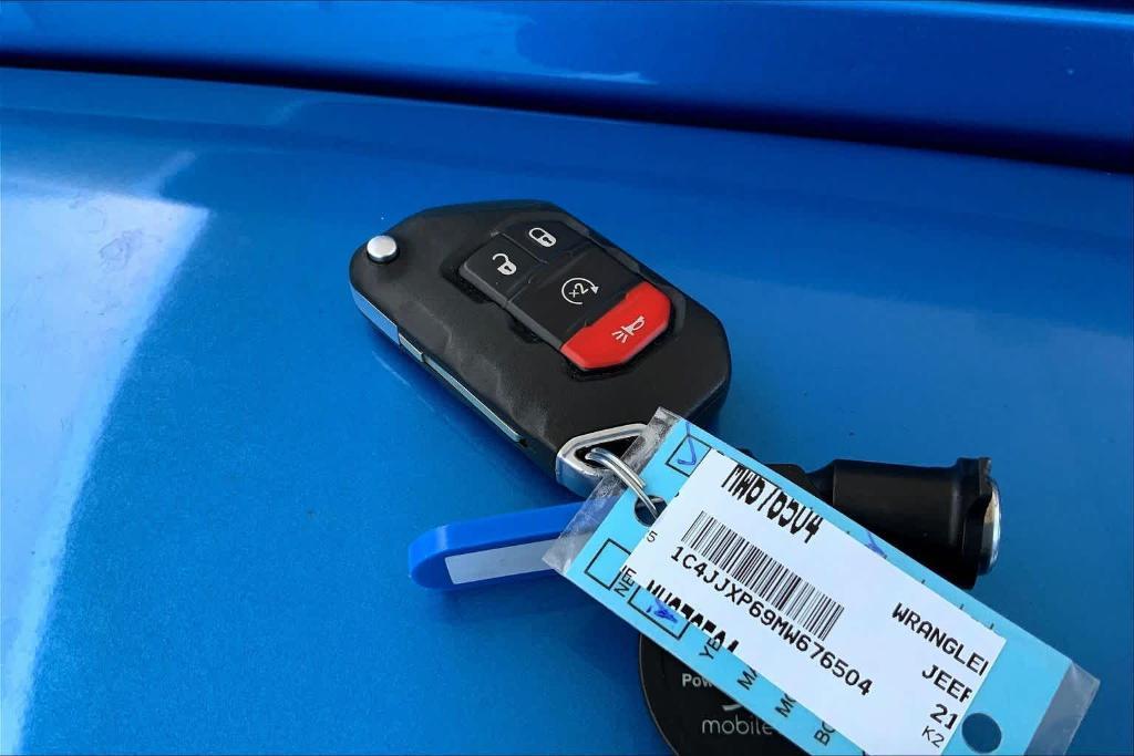 used 2021 Jeep Wrangler Unlimited 4xe car, priced at $19,999