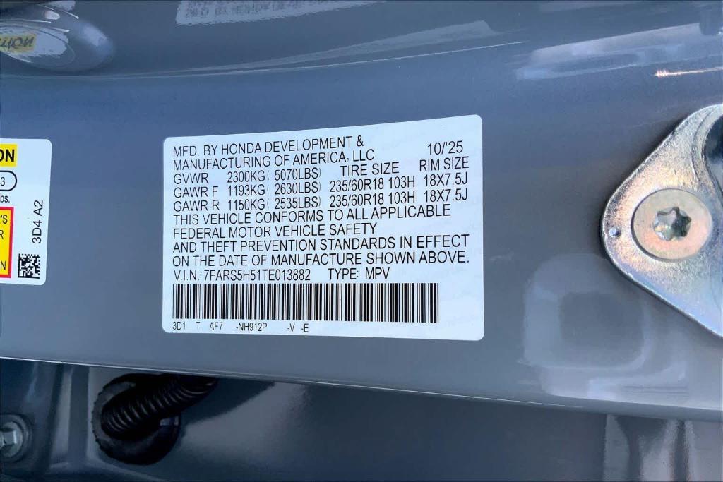 new 2026 Honda CR-V Hybrid car, priced at $37,535