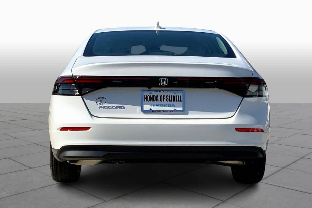 new 2025 Honda Accord car, priced at $29,545