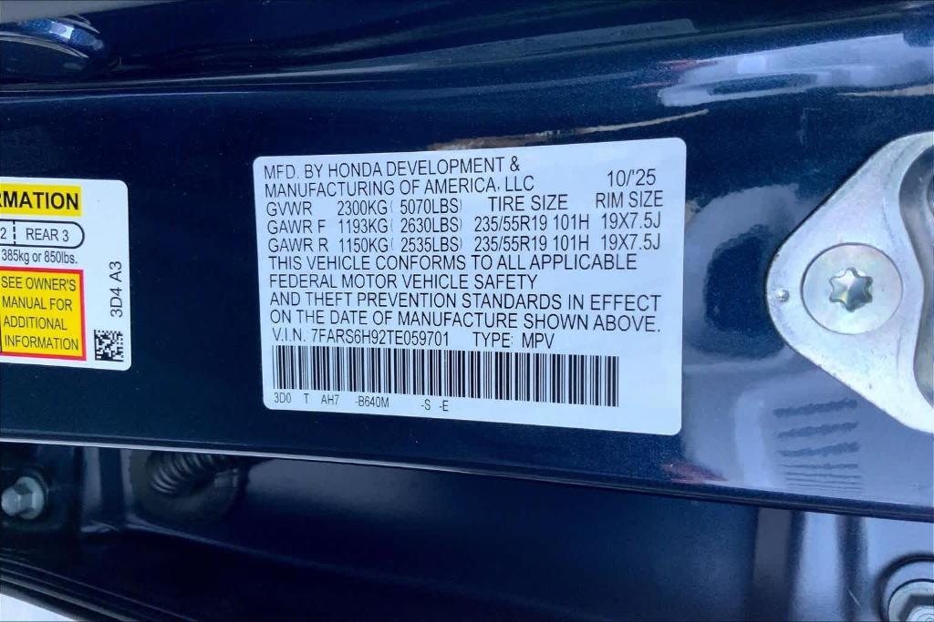 new 2026 Honda CR-V Hybrid car, priced at $43,700