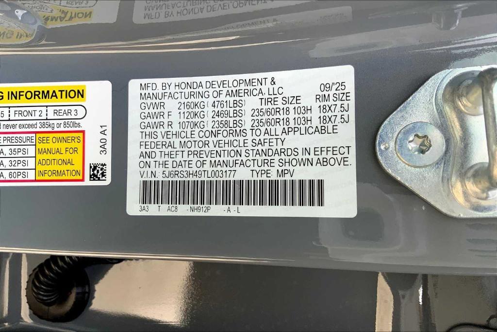 new 2026 Honda CR-V car, priced at $33,575