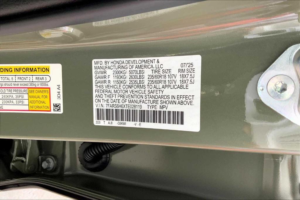 new 2026 Honda CR-V Hybrid car, priced at $38,800