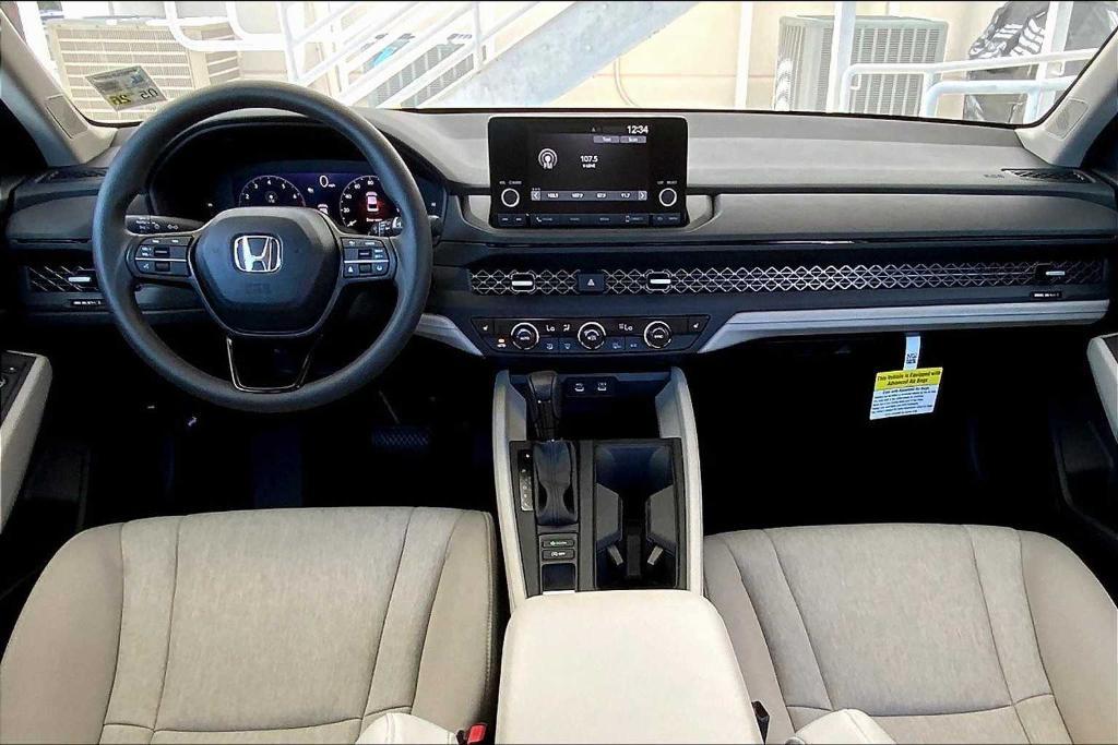 new 2025 Honda Accord car, priced at $30,273