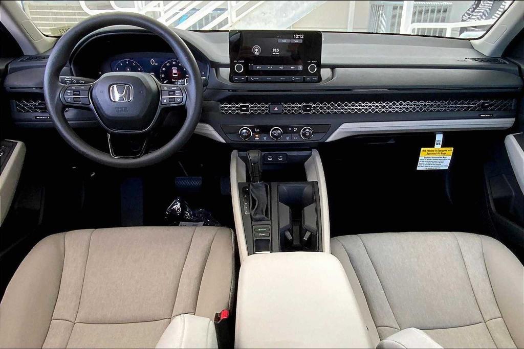 new 2025 Honda Accord car, priced at $28,375