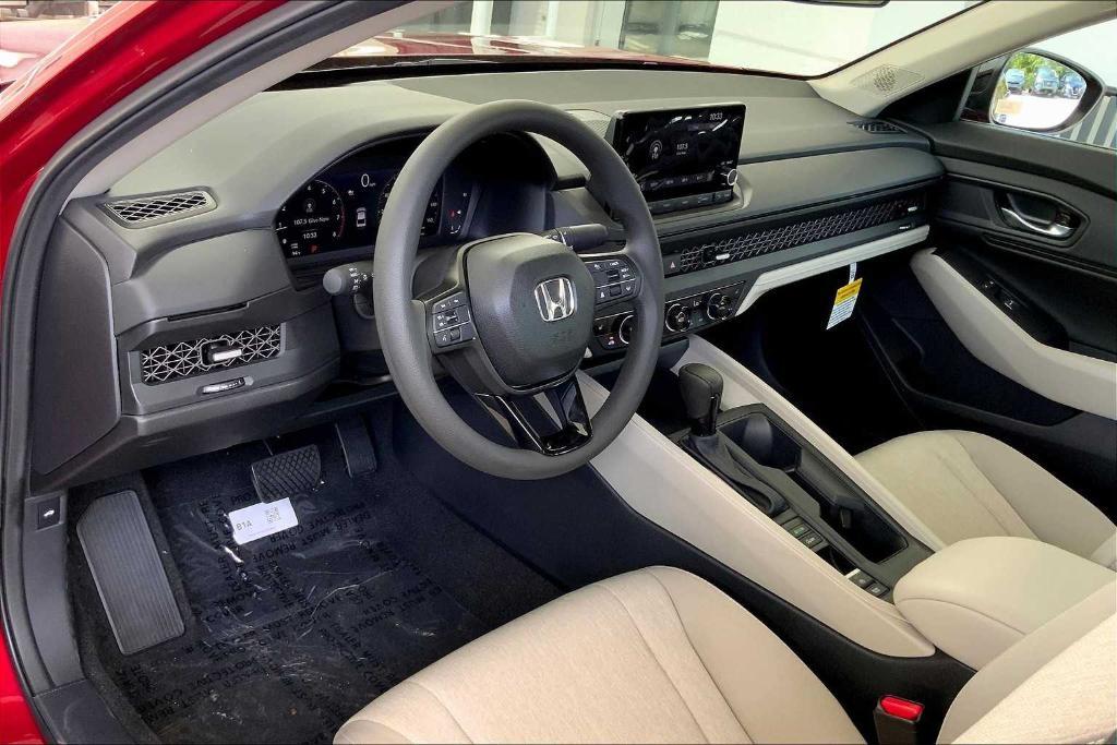 new 2025 Honda Accord car, priced at $30,850