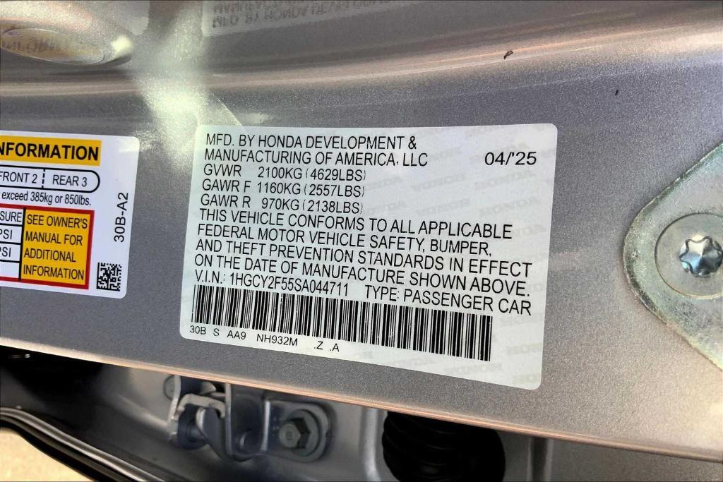 new 2025 Honda Accord Hybrid car, priced at $34,805