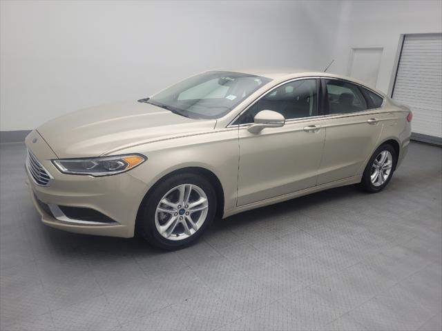 used 2018 Ford Fusion car, priced at $16,295