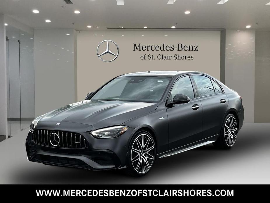 new 2024 Mercedes-Benz AMG C 43 car, priced at $81,200