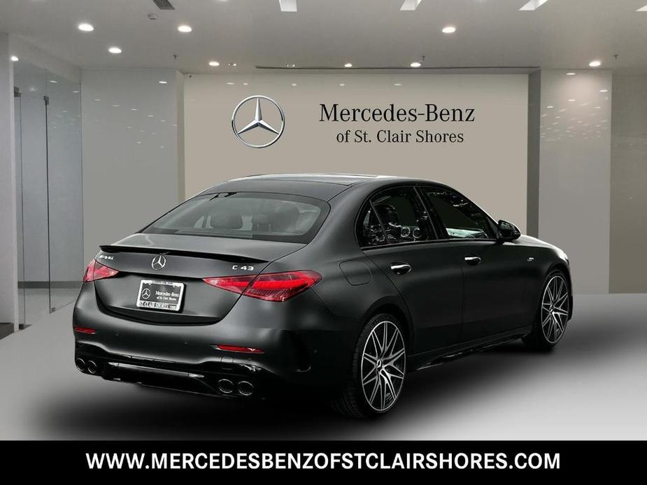 new 2024 Mercedes-Benz AMG C 43 car, priced at $81,200