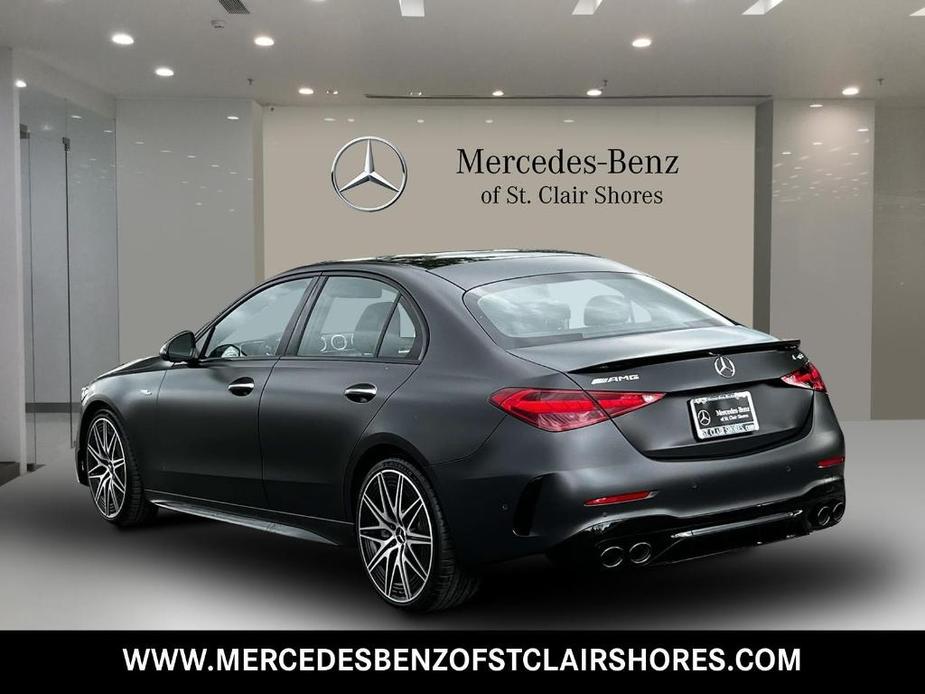 new 2024 Mercedes-Benz AMG C 43 car, priced at $81,200