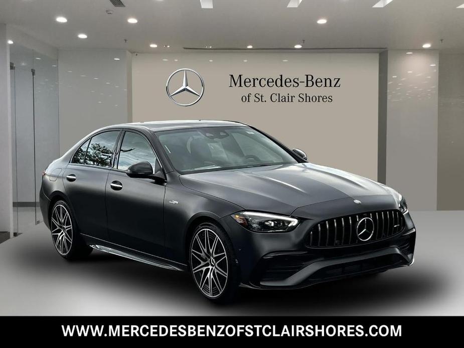 new 2024 Mercedes-Benz AMG C 43 car, priced at $81,200