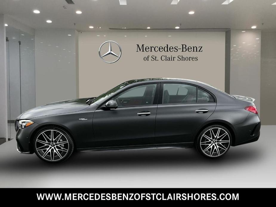 new 2024 Mercedes-Benz AMG C 43 car, priced at $81,200