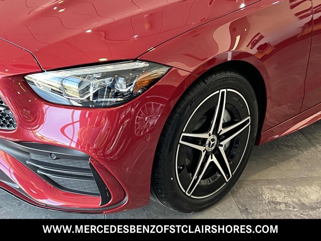 new 2025 Mercedes-Benz C-Class car, priced at $61,215