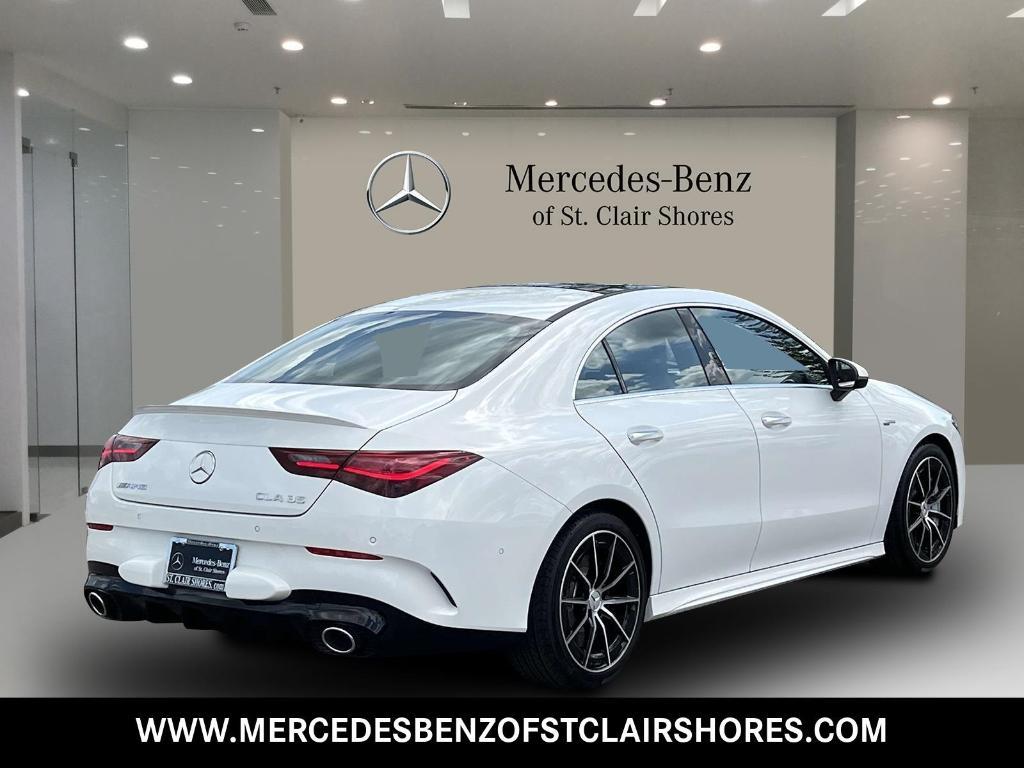 new 2025 Mercedes-Benz AMG CLA 35 car, priced at $57,285